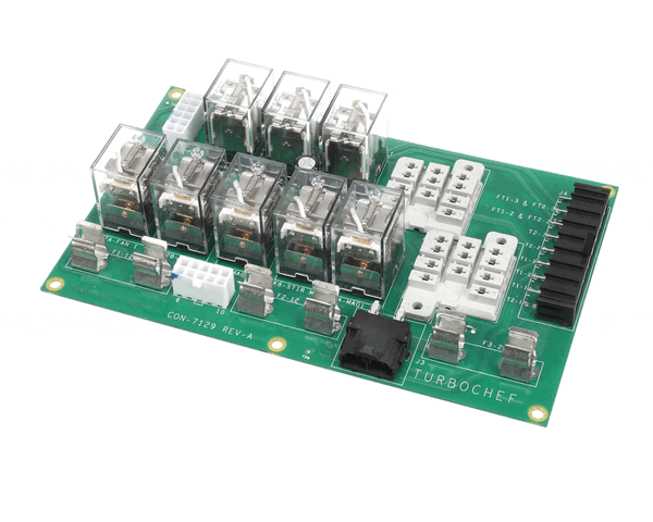 TURBOCHEF CON-7129 RELAY BOARD WITH 220 UF CAPACI