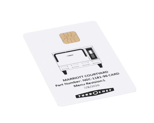 TURBOCHEF NGC-1181-96 SMART CARD MARRIOTT COURTYARD