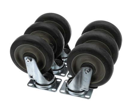 TRI-STAR MANUFACTURING 315412 KIT;6 RANGE PLATE CASTERS 3/W