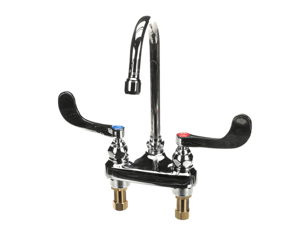 T&S BRASS B-0892-QT-WS 4 CENTERSET FAUCET  SWIVEL GOOSENECK  1/