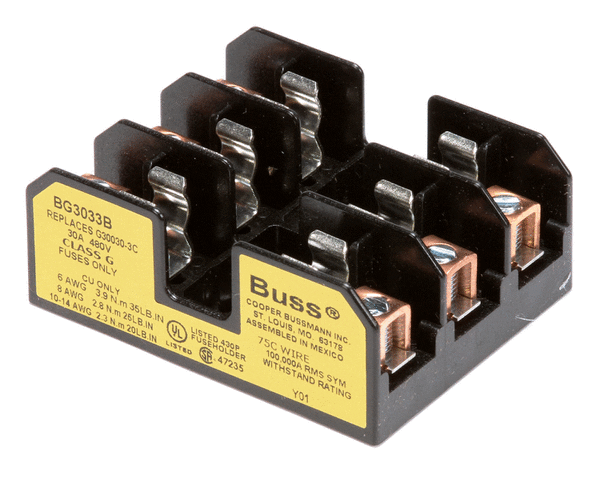 CLEVELAND 109180 BLOCK;FUSE;3 POLE;30 AMP