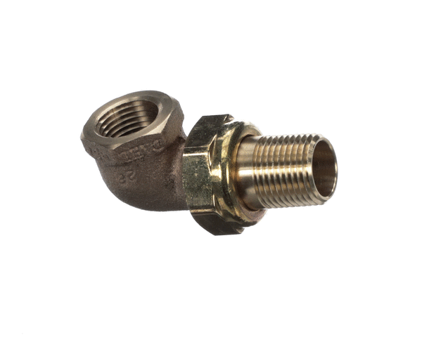 CROWN STEAM 9697-1 BRASS UNION ELBOW - 90 DEG. X 1/2IN  PIPE