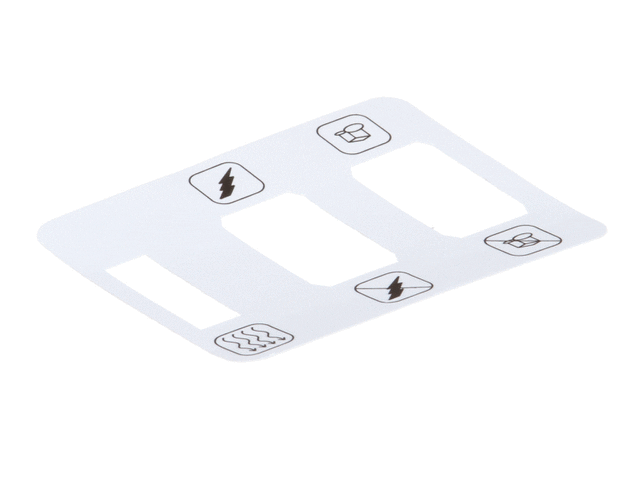 FRYMASTER 8020765 LABEL  CONTROL PANEL 45 SERIES