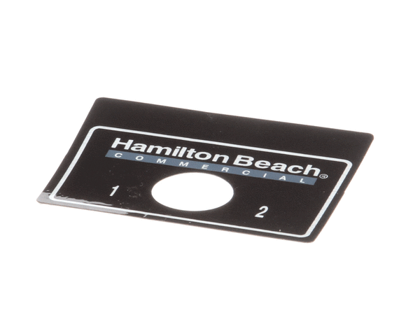 HAMILTON BEACH COMMERCIAL 230047800 NAMEPLATE SWITCHPLATE