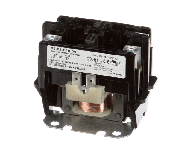 HATCO 02.01.040.00 CONTACTOR STD 110/120AC 2P 50RES