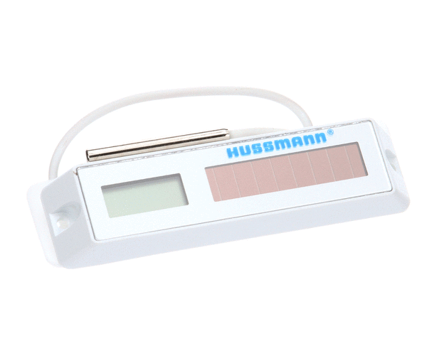 HUSSMANN 0517731 THERMOMETER-RECT SOLAR WHT 12 LEADS F/C