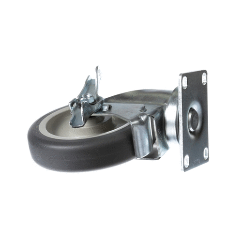 LOW TEMP INDUSTRIES 131000 CASTER(5IN  SWIVEL/PLATE W/BRK.)