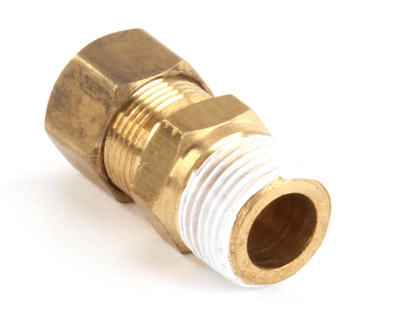 MONTAGUE 1287-4 BRASS FITTING --3/8 NPT X 7/16