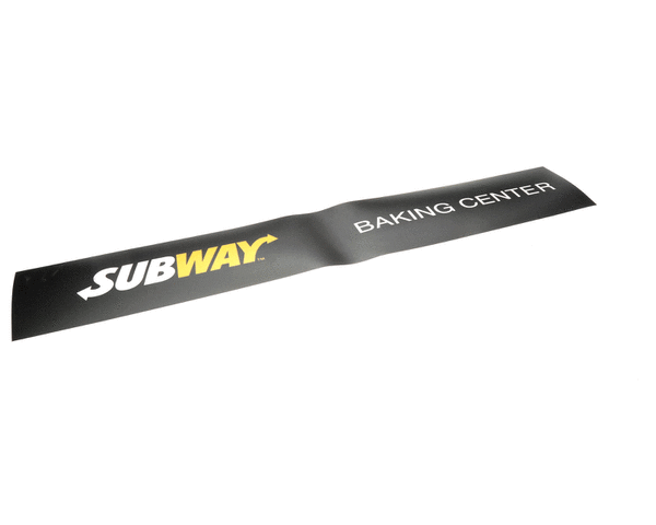 NU-VU 52-0251-A LABEL LOGO SUBWAY 35-7/8X5-7/8