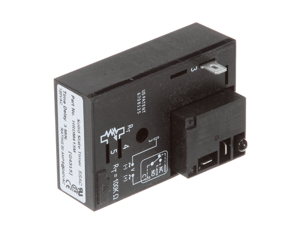 PERLICK 63794 TIME DELAY RELAY; SINGLE DOOR