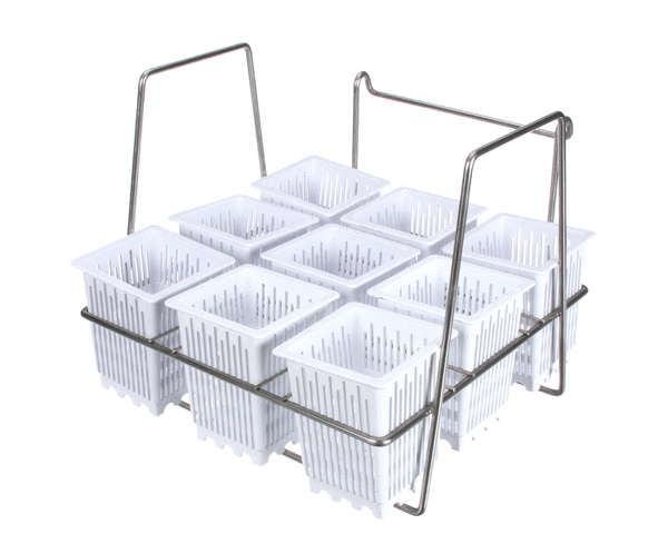 PITCO B9010006-C SET IND SERV BASKETS W/RACK