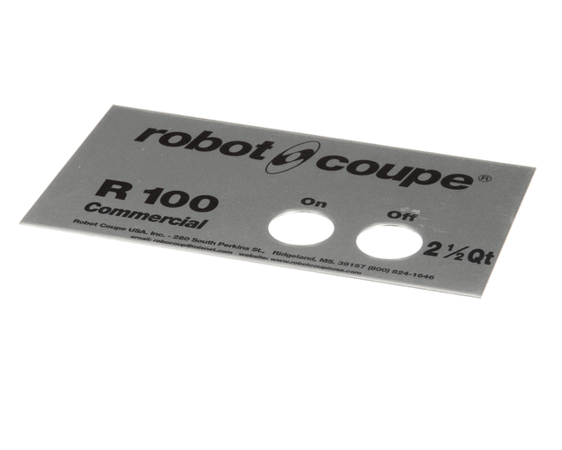 ROBOT COUPE 400541 R100US FRONT PLATE