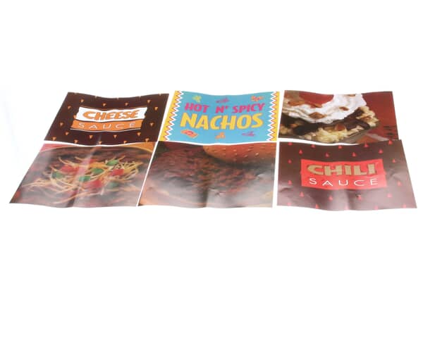 STAR 2M-Z0707 PKT(6 SIGNS) NACHOS-BBQ-