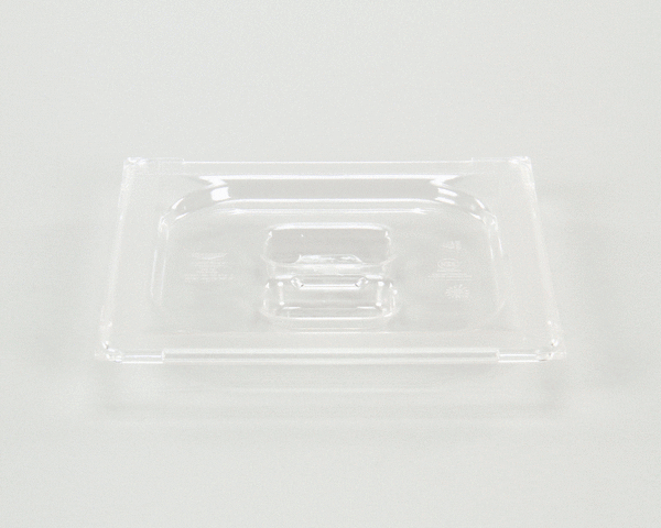 SILVER KING 35276 COVER PAN CLEAR PLASTIC 1/6 SIZE