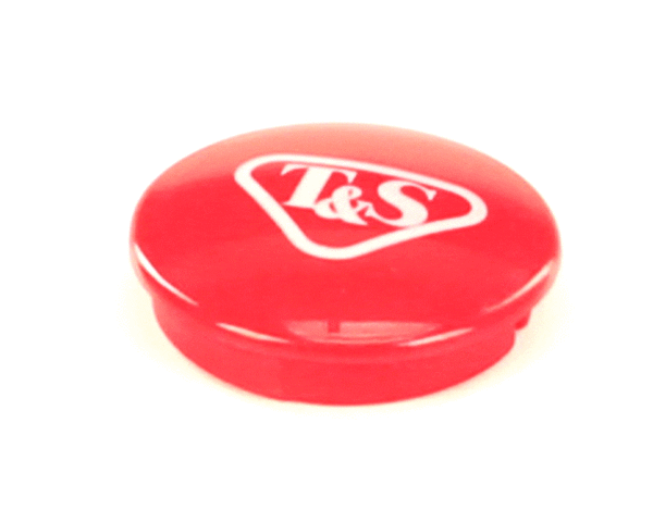 T&S BRASS 001193-19NS SNAP-IN INDEX BUTTON  RED (T&S LOGO)