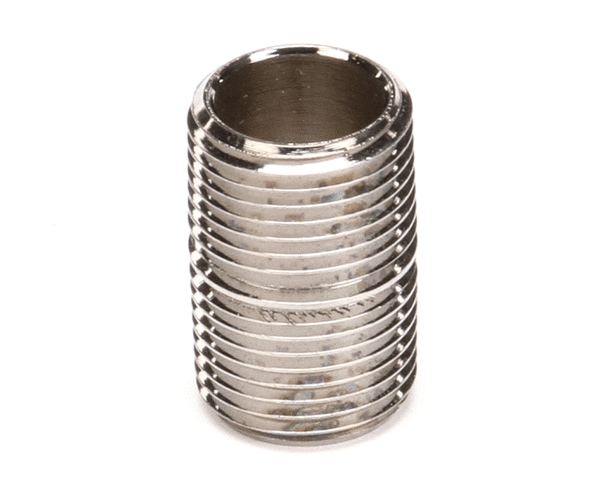 T&S BRASS 002535-25 3/8 NPT CLOSE NIPPLE (CHROME PLATED)