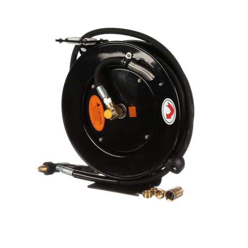 T&S BRASS 5HR-232-09 HOSE REEL  OPEN  POWDER COATED STEEL  35