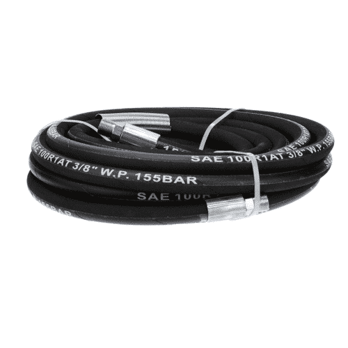 T&S BRASS 5HR-2HSE-35 3/8 X 35' EQUIP HOSE  BLACK  MEDIUM PRES