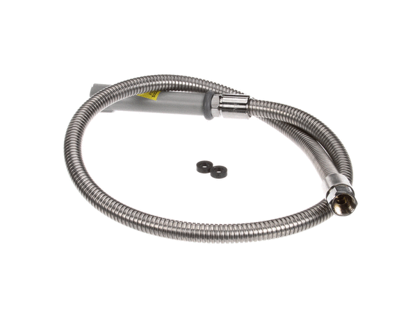 T&S BRASS B-0048-H HOSE  48 FLEXIBLE STAINLESS STEEL (GRAY