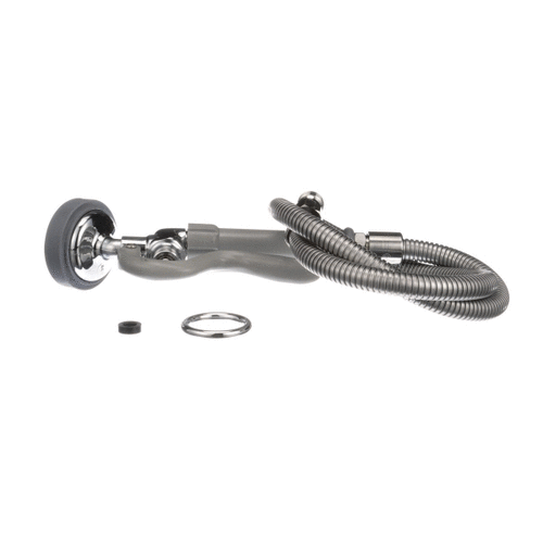 T&S BRASS B-0950 SPRAY ASSEMBLY  44 FLEX STAINLESS STEEL