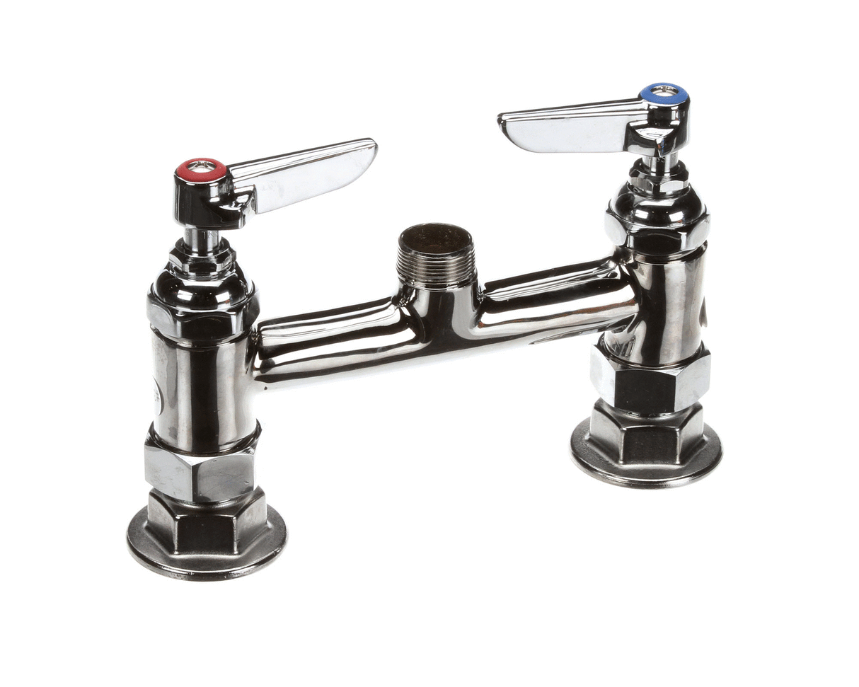 T&S BRASS B-2245-LN SWIVEL BASE FAUCET  DECK MOUNT  6 CENTER