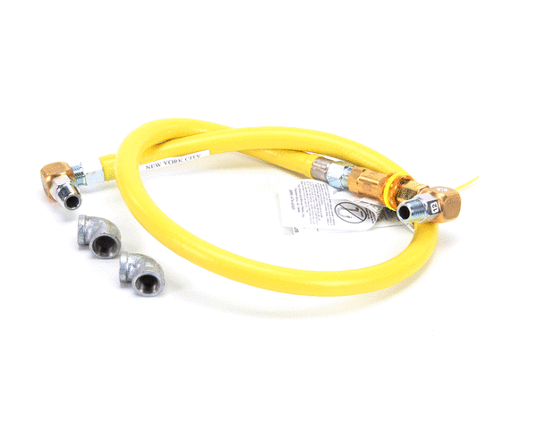 T&S BRASS HG-4C-48S GAS HOSE W/QUICK DISCONNECT  1/2 NPT  48