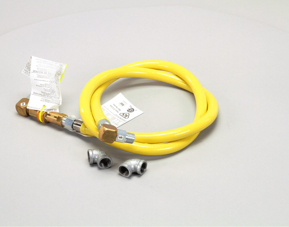 T&S BRASS HG-4C-72S GAS HOSE W/QUICK DISCONNECT  1/2 NPT  72