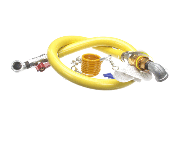 T&S BRASS HG-4D-48K GAS HOSE W/QUICK DISCONNECT  3/4 NPT  48