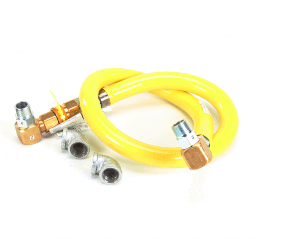 T&S BRASS HG-4E-60S GAS HOSE W/ QUICK-DISCONNECT  1 NPT  60