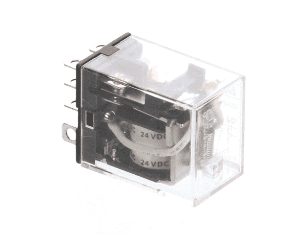 ULTRAFRYER 18A334 RELAY  24V DC DPDT CLEAR (BLOWER)