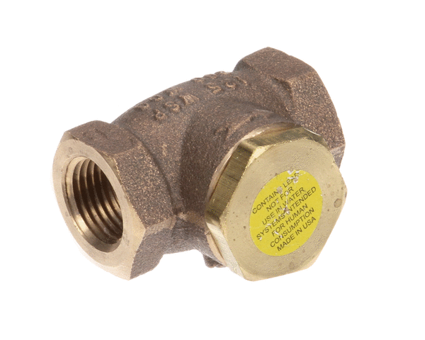 VULCAN HART 00-833648-00002 VALVE SWING CHECK-BRASS FIN