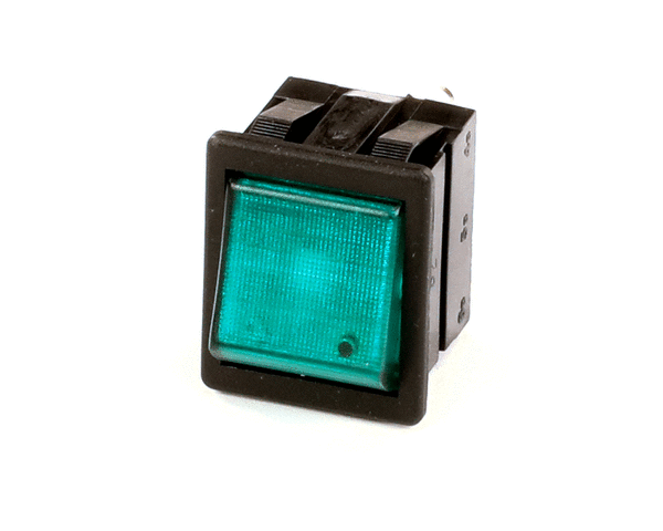 WILBUR CURTIS WC-113R SWITCH  BREW (GREEN) 120V NEON