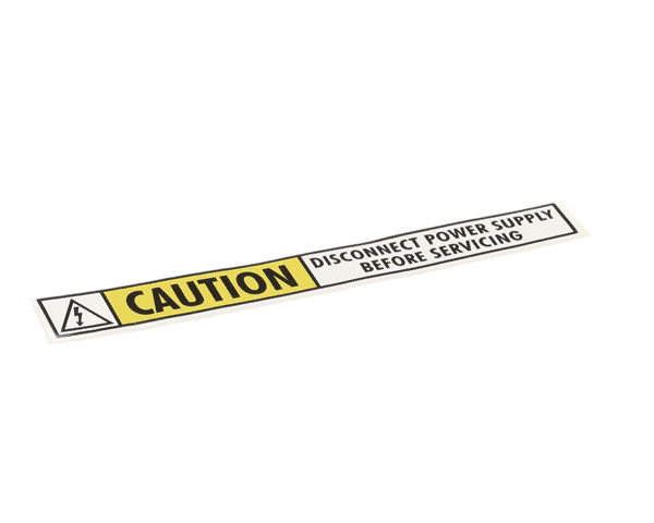 WILBUR CURTIS WC-38429 LABEL  CAUTION DISCONNECT PWR